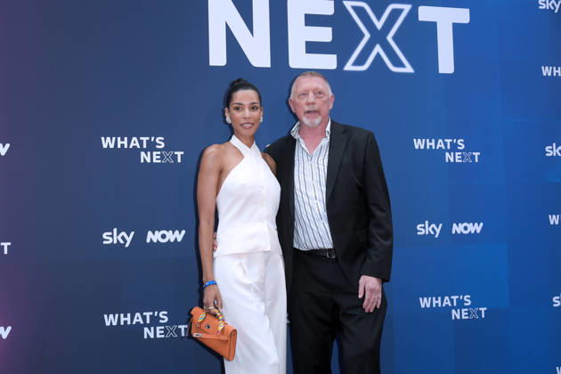 IPA86486556 - Milan, Sky What™s Next arrivals at the evening event at the Teatro Lirico Boris Becker, Lilian de Carvalho Monteiro  Copyright: xAlbertoxTerenghix xComi Terenghix 86486556