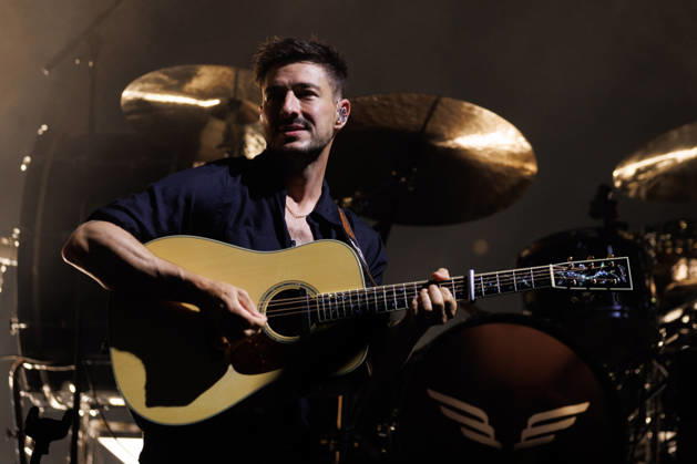 IPA86487501 - Marcus Mumford, a member of the band Mumford &amp; Sons, performs as part of the Prizefighter Tour at Rock in Roma on July 7, 2026, at the Ippodromo delle Capannelle in Rome, Italy.  Copyright: xEmanuelaxVertolli LiveMediax xx 86487501