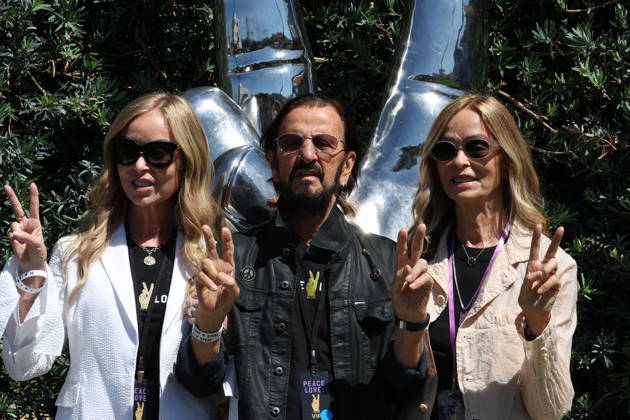 BEVERLY HILLS, CALIFORNIA - JULY 07: Marjorie Bach, Ringo Starr and Barbara Bach at Ringo s Peace & Love Birthday Celebration on July 07, 2026 in Beverly Hills, California. Credit: USA - ZUMAa123 20260707_zaa_a123_191 Copyright: xAdMediax