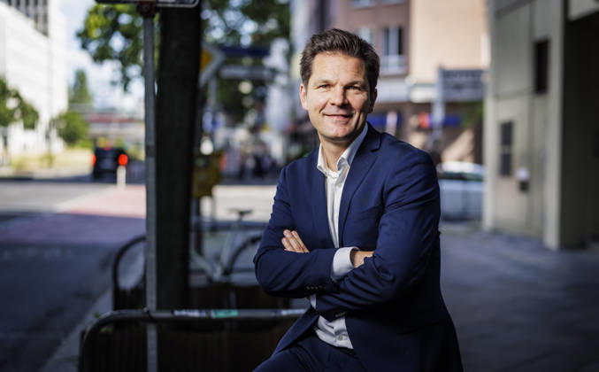 Steffen Krach, Spitzenkandidat der SPD Berlin, aufgenommen im Rahmen eines Interviews in der Landesgeschaeftsstelle der SPD in Berlin Wedding Berlin Deutschland Copyright: xThomasxKoehlerx