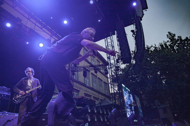 July 7, 2026, Lucca, Toscana, Italy: American singer-songwriter Matt Berninger of the indie-rock band, The National performs live on the stage during the twenty-seventh edition of the Lucca Summer Festival 2026 at Piazza Napoleone. Lucca Italy - ZUMAs197 20260707_aaa_s197_206 Copyright: xCarloxVerganix