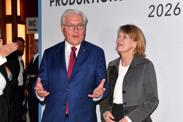RECORD DATE NOT STATED FEST DER PRODUKTIONSALLIANZ - Berlin Frank-Walter Steinmeier (Bundespräsident) mit Ehefrau Elke Büdenbender beim FEST DER PRODUKTIONSALLIANZ der Allianz Deutscher Produzenten - Film & Fernsehen e.V. (Produktionsallianz) im Tipi am Kanzleramt in Berlin am 07.07.2026 Copyright: xEventpressxBerndtx
