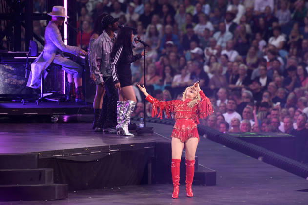 Helene Fischer live bei einem Konzert ihrer 360Â° Stadion Tour in der Heinz von Heiden Arena. Hannover, 07.07.2026 (Hinweis: Verwendung nur redaktionell in Bezug auf das Konzert bzw. die aktuelle Tour)
