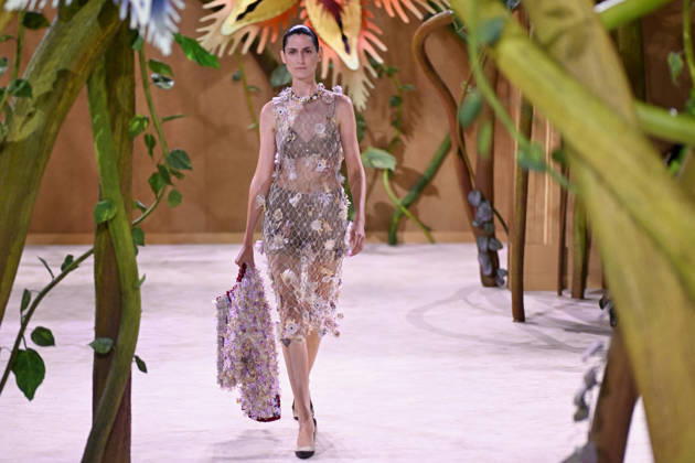 PFW - Chanel Runway A model walks the runway during the Chanel Haute Couture Fall Winter 2026 2027 show as part of Paris Fashion Week on July 07, 2026 in Paris, France. Photo by Franck Castel ABACAPRESS.COM Paris France  Copyright: xCastelxFranck ABACAx