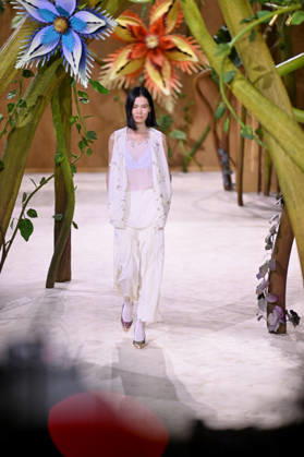 PFW - Chanel Runway A model walks the runway during the Chanel Haute Couture Fall Winter 2026 2027 show as part of Paris Fashion Week on July 07, 2026 in Paris, France. Photo by Franck Castel ABACAPRESS.COM Paris France  Copyright: xCastelxFranck ABACAx