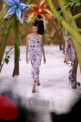 PFW - Chanel Runway A model walks the runway during the Chanel Haute Couture Fall Winter 2026 2027 show as part of Paris Fashion Week on July 07, 2026 in Paris, France. Photo by Franck Castel ABACAPRESS.COM Paris France  Copyright: xCastelxFranck ABACAx