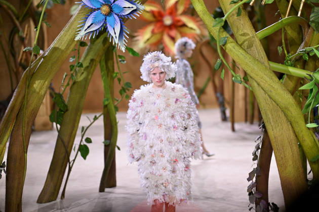 PFW - Chanel Runway A model walks the runway during the Chanel Haute Couture Fall Winter 2026 2027 show as part of Paris Fashion Week on July 07, 2026 in Paris, France. Photo by Franck Castel ABACAPRESS.COM Paris France  Copyright: xCastelxFranck ABACAx
