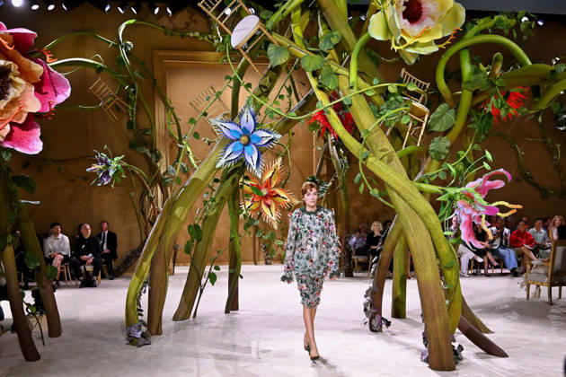PFW - Chanel Runway A model walks the runway during the Chanel Haute Couture Fall Winter 2026 2027 show as part of Paris Fashion Week on July 07, 2026 in Paris, France. Photo by Franck Castel ABACAPRESS.COM Paris France  Copyright: xCastelxFranck ABACAx