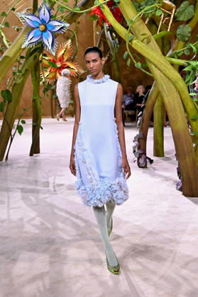 PFW - Chanel Runway A model walks the runway during the Chanel Haute Couture Fall Winter 2026 2027 show as part of Paris Fashion Week on July 07, 2026 in Paris, France. Photo by Franck Castel ABACAPRESS.COM Paris France  Copyright: xCastelxFranck ABACAx