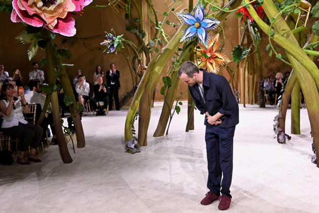 PFW - Chanel Runway Fashion designer Matthieu Blazy walks the runway during the Chanel Haute Couture Fall Winter 2026 2027 show as part of Paris Fashion Week on July 07, 2026 in Paris, France. Photo by Franck Castel ABACAPRESS.COM Paris France  Copyright: xCastelxFranck ABACAx