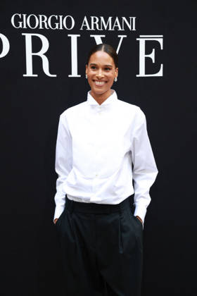 Cindy Bruna at the Giorgio Armani Privé Fall Winter 2026–2027 Haute Couture Collection fashion show during Paris Fashion Week, July 7, 2026 Celebrities at the Giorgio Armani Privé Fall Winter 2026–2027 Haute Couture Collection fashion show during Paris Fashion Week, July 7, 2026, Paris, France  Copyright: xFlorianxLaviellex xBestimagexFlorianxLaviellex xBestimagex
