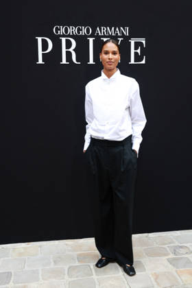 Cindy Bruna at the Giorgio Armani Privé Fall Winter 2026–2027 Haute Couture Collection fashion show during Paris Fashion Week, July 7, 2026 Celebrities at the Giorgio Armani Privé Fall Winter 2026–2027 Haute Couture Collection fashion show during Paris Fashion Week, July 7, 2026, Paris, France  Copyright: xFlorianxLaviellex xBestimagexFlorianxLaviellex xBestimagex