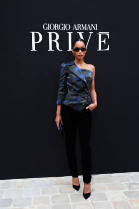 Laura Harrier at the Giorgio Armani Privé Fall Winter 2026–2027 Haute Couture Collection fashion show during Paris Fashion Week, July 7, 2026 Celebrities at the Giorgio Armani Privé Fall Winter 2026–2027 Haute Couture Collection fashion show during Paris Fashion Week, July 7, 2026, Paris, France  Copyright: xFlorianxLaviellex xBestimagexFlorianxLaviellex xBestimagex