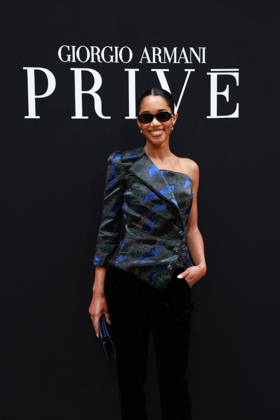 Laura Harrier at the Giorgio Armani Privé Fall Winter 2026–2027 Haute Couture Collection fashion show during Paris Fashion Week, July 7, 2026 Celebrities at the Giorgio Armani Privé Fall Winter 2026–2027 Haute Couture Collection fashion show during Paris Fashion Week, July 7, 2026, Paris, France  Copyright: xFlorianxLaviellex xBestimagexFlorianxLaviellex xBestimagex