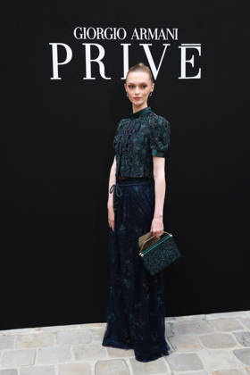 Anna Seidel at the Giorgio Armani Privé Fall Winter 2026–2027 Haute Couture Collection fashion show during Paris Fashion Week, July 7, 2026 Celebrities at the Giorgio Armani Privé Fall Winter 2026–2027 Haute Couture Collection fashion show during Paris Fashion Week, July 7, 2026, Paris, France  Copyright: xFlorianxLaviellex xBestimagexFlorianxLaviellex xBestimagex