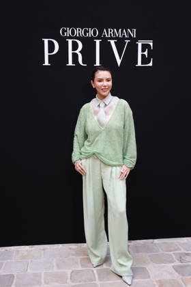 Talia Yan at the Giorgio Armani Privé Fall Winter 2026–2027 Haute Couture Collection fashion show during Paris Fashion Week, July 7, 2026 Celebrities at the Giorgio Armani Privé Fall Winter 2026–2027 Haute Couture Collection fashion show during Paris Fashion Week, July 7, 2026, Paris, France  Copyright: xFlorianxLaviellex xBestimagexFlorianxLaviellex xBestimagex