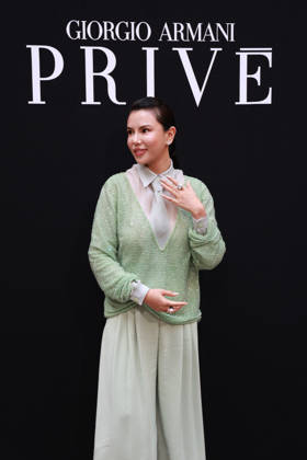Talia Yan at the Giorgio Armani Privé Fall Winter 2026–2027 Haute Couture Collection fashion show during Paris Fashion Week, July 7, 2026 Celebrities at the Giorgio Armani Privé Fall Winter 2026–2027 Haute Couture Collection fashion show during Paris Fashion Week, July 7, 2026, Paris, France  Copyright: xFlorianxLaviellex xBestimagexFlorianxLaviellex xBestimagex