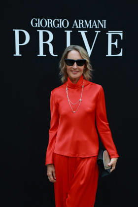 Oxana Bodanrenko at the Giorgio Armani Privé Fall Winter 2026–2027 Haute Couture Collection fashion show during Paris Fashion Week, July 7, 2026 Celebrities at the Giorgio Armani Privé Fall Winter 2026–2027 Haute Couture Collection fashion show during Paris Fashion Week, July 7, 2026, Paris, France  Copyright: xFlorianxLaviellex xBestimagexFlorianxLaviellex xBestimagex