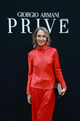 Oxana Bodanrenko at the Giorgio Armani Privé Fall Winter 2026–2027 Haute Couture Collection fashion show during Paris Fashion Week, July 7, 2026 Celebrities at the Giorgio Armani Privé Fall Winter 2026–2027 Haute Couture Collection fashion show during Paris Fashion Week, July 7, 2026, Paris, France  Copyright: xFlorianxLaviellex xBestimagexFlorianxLaviellex xBestimagex