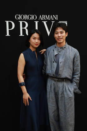 Aha and Lolo at the Giorgio Armani Privé Fall Winter 2026–2027 Haute Couture Collection fashion show during Paris Fashion Week, July 7, 2026. Celebrities at the Giorgio Armani Privé Fall Winter 2026–2027 Haute Couture Collection fashion show during Paris Fashion Week on July 7, 2026, in Paris, France  Copyright: xFlorianxLaviellex xBestimagexFlorianxLaviellex xBestimagex