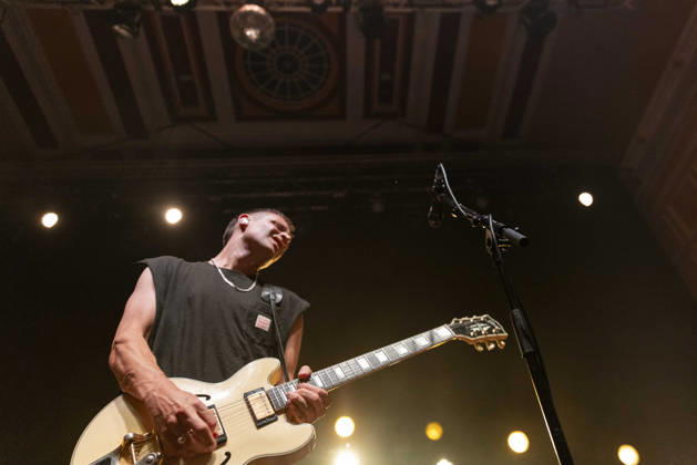 The Maccabees , performs live, at o2 City Hall, Newcastle, on 7 July 2026 Hugo White of The Maccabees , performs live, at o2 City Hall, Newcastle, on 7 July 2026, Credit:David Wala Avalon Tyne & Wear, Newcastle Copyright: xDavidxWalax xAvalonx 1115121172