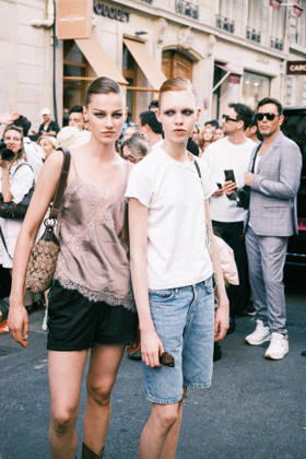 Famke Vanhasselt, Nanne Groenewegen Paris Fashion Week HC AW26 Armani 458030 July 7, 2026  Copyright: xJean-BaptistexSoulliatx xStarfacex STAR_458030_059