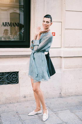 Diana Targa Paris Fashion Week HC AW26 Armani 458030 July 7, 2026  Copyright: xJean-BaptistexSoulliatx xStarfacex STAR_458030_080