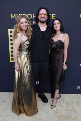 Los Angeles CA July 07: Autumn Federici, JC Chasez, Jennifer HuYoung. at Microhouse Films Hosts Launch Event For New Vertical Storytelling Platform held at The SRGN Studios in Los Angeles, CA. on July 07, 2026 Credit: AdMedia Los Angeles USA - ZUMAa123 20260707_zaa_a123_359 Copyright: xADx