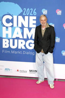 Roland Emmerich bei der Verleihung der Gläsernen Leinwand an Roland Emmerich im Rahmen der CineHamburg 2026 im Cinemaxx Dammtor. Hamburg, 07.07.2026