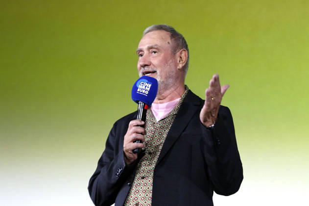 Roland Emmerich bei der Verleihung der Gläsernen Leinwand an Roland Emmerich im Rahmen der CineHamburg 2026 im Cinemaxx Dammtor. Hamburg, 07.07.2026