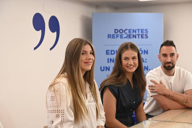 Infanta Sofía Visits the Monastery of Cogullada Infanta Sofía (1st from left) and Princess Leonor (2nd from left) during a visit to one of the educational activities at the Monastery of Cogullada on July 8, 2026, in Zaragoza, Aragon, Spain. This afternoon, the Infanta will present the first edition of the Ibercaja Foundation’s Exemplary Educators grants, marking the foundation’s 150th anniversary, during which five teachers will be recognized for their excellence in educational leadership, sustainability, inclusion, educational research, and comprehensive health education. JULY 8, 2026 INFANTA EDUCATION TEACHING Ramó Zaragoza, Aragon Zaragoza, Aragon, Spain Copyright: xRamonxCometx 7653395