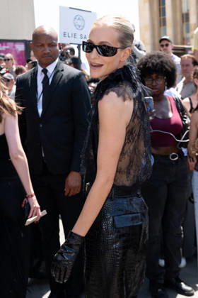 PFW - Elie Saab Arrivals Poppy Delevingne attending the Elie Saab Haute Couture Fall Winter 2026 2027 show as part of Paris Fashion Week in Paris, France on July 08, 2026. Photo by Laurent Zabulon ABACAPRESS.COM Copyright: xZabulonxLaurent ABACAx