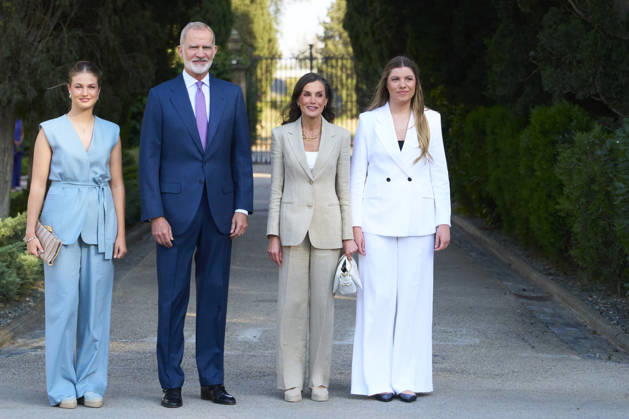 08-07-2026 Zaragoza Princess Sofia with Princess Leonor and Queen Letizia and King Felipe during attending the Docentes Referentes event by Ibercaja Foundation in Zaragoza. No Spain  Copyright: xPPEx