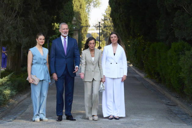 08-07-2026 Zaragoza Princess Sofia with Princess Leonor and Queen Letizia and King Felipe during attending the Docentes Referentes event by Ibercaja Foundation in Zaragoza. No Spain  Copyright: xPPEx