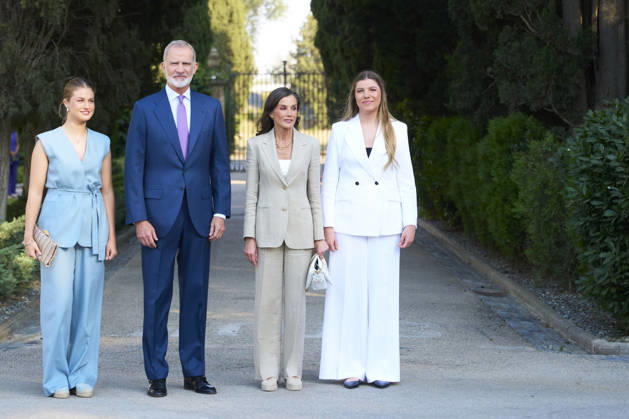 08-07-2026 Zaragoza Princess Sofia with Princess Leonor and Queen Letizia and King Felipe during attending the Docentes Referentes event by Ibercaja Foundation in Zaragoza. No Spain  Copyright: xPPEx