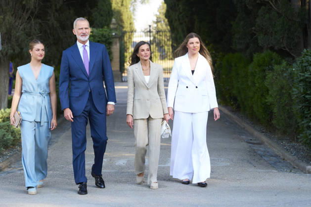 08-07-2026 Zaragoza Princess Sofia with Princess Leonor and Queen Letizia and King Felipe during attending the Docentes Referentes event by Ibercaja Foundation in Zaragoza. No Spain  Copyright: xPPEx