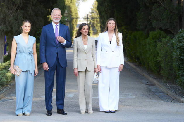 08-07-2026 Zaragoza Princess Sofia with Princess Leonor and Queen Letizia and King Felipe during attending the Docentes Referentes event by Ibercaja Foundation in Zaragoza. No Spain  Copyright: xPPEx