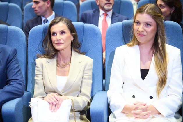 08-07-2026 Zaragoza Princess Sofia with Queen Letizia during attending the Docentes Referentes event by Ibercaja Foundation in Zaragoza. No Spain  Copyright: xPPEx