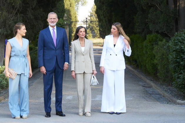 08-07-2026 Zaragoza Princess Sofia with Princess Leonor and Queen Letizia and King Felipe during attending the Docentes Referentes event by Ibercaja Foundation in Zaragoza. No Spain  Copyright: xPPEx