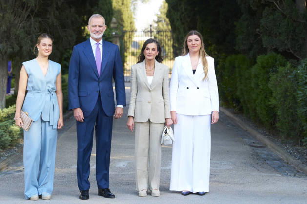 08-07-2026 Zaragoza Princess Sofia with Princess Leonor and Queen Letizia and King Felipe during attending the Docentes Referentes event by Ibercaja Foundation in Zaragoza. No Spain  Copyright: xPPEx