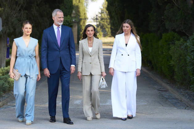 08-07-2026 Zaragoza Princess Sofia with Princess Leonor and Queen Letizia and King Felipe during attending the Docentes Referentes event by Ibercaja Foundation in Zaragoza. No Spain  Copyright: xPPEx