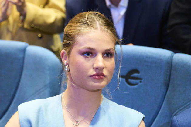 July 8, 2026, Zaragoza, Aragon, Spain: Crown Princess Leonor attends the first round of the Ibercaja Foundationâ€⠢s Docentes Referentes at Monastery of Nuestra Senora de Cogullada on July 8, 2026 in Zaragoza, Spain Zaragoza Spain - ZUMAg15_ 20260708_zaf_g15_118 Copyright: xJackxAbuinx