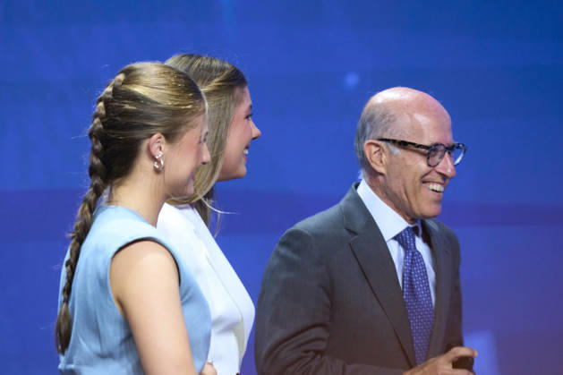 July 8, 2026, Zaragoza, Aragon, Spain: Crown Princess Leonor, Princess Sofia attends the first round of the Ibercaja Foundationâ€⠢s Docentes Referentes at Monastery of Nuestra Senora de Cogullada on July 8, 2026 in Zaragoza, Spain Zaragoza Spain - ZUMAg15_ 20260708_zaf_g15_169 Copyright: xJackxAbuinx