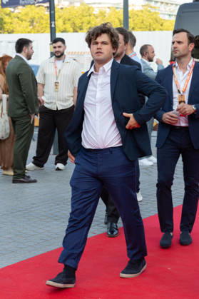 Esports World Cup 2026 Opening Ceremony Magnus Carlsen Grandmaster, world number one in the Elo rankings, and twenty-one-time world chess champion attends Esports World Cup 2026 Opening Ceremony at La Seine Musicale on July 08, 2026 in Paris, France. Photo by Nasser Berzane ABACAPRESS.COM Paris France  Copyright: xBerzanexNasser ABACAx