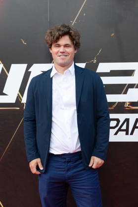 Esports World Cup 2026 Opening Ceremony Magnus Carlsen Grandmaster, world number one in the Elo rankings, and twenty-one-time world chess champion attends Esports World Cup 2026 Opening Ceremony at La Seine Musicale on July 08, 2026 in Paris, France. Photo by Nasser Berzane ABACAPRESS.COM Paris France  Copyright: xBerzanexNasser ABACAx