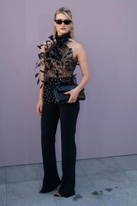 PFW - Zuhair Murad Photocall Chloe Lecarieux attending the Zuhair Murad Haute Couture Fall Winter 2026 2027 show as part of Paris Fashion Week in Paris, France on July 08, 2026. Photo by Laurent Zabulon ABACAPRESS.COM Paris Copyright: xZabulonxLaurent ABACAx