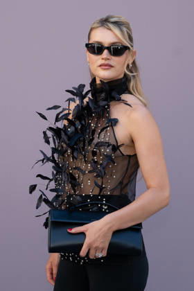 PFW - Zuhair Murad Photocall Chloe Lecarieux attending the Zuhair Murad Haute Couture Fall Winter 2026 2027 show as part of Paris Fashion Week in Paris, France on July 08, 2026. Photo by Laurent Zabulon ABACAPRESS.COM Paris Copyright: xZabulonxLaurent ABACAx