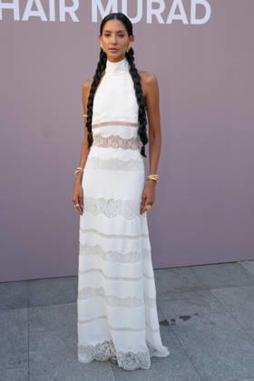 PFW - Zuhair Murad Photocall Thayna Soares attending the Zuhair Murad Haute Couture Fall Winter 2026 2027 show as part of Paris Fashion Week in Paris, France on July 08, 2026. Photo by Laurent Zabulon ABACAPRESS.COM Paris Copyright: xZabulonxLaurent ABACAx