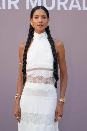 PFW - Zuhair Murad Photocall Thayna Soares attending the Zuhair Murad Haute Couture Fall Winter 2026 2027 show as part of Paris Fashion Week in Paris, France on July 08, 2026. Photo by Laurent Zabulon ABACAPRESS.COM Paris Copyright: xZabulonxLaurent ABACAx