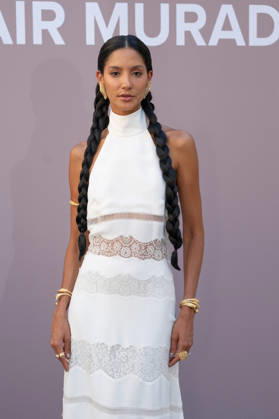 PFW - Zuhair Murad Photocall Thayna Soares attending the Zuhair Murad Haute Couture Fall Winter 2026 2027 show as part of Paris Fashion Week in Paris, France on July 08, 2026. Photo by Laurent Zabulon ABACAPRESS.COM Paris Copyright: xZabulonxLaurent ABACAx